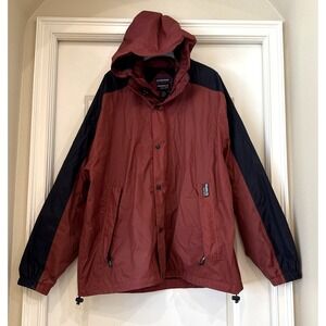 Guide Series Jacket Sz XL Gander Orange Black Waterproof Breathable Packable